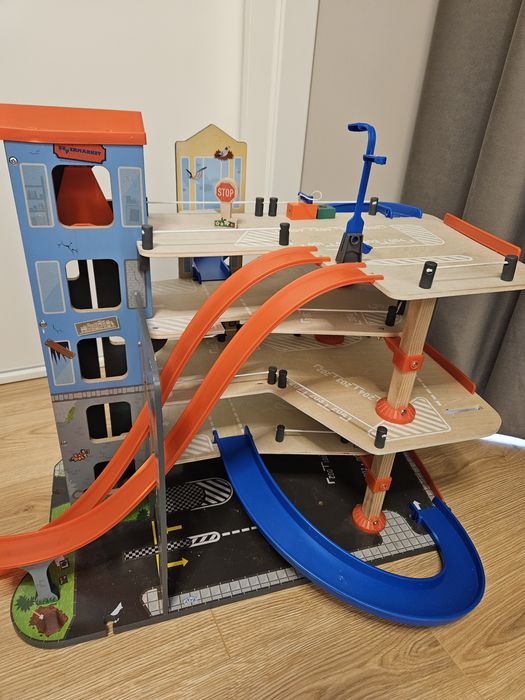 Дървена писта гараж Lidl, XXL