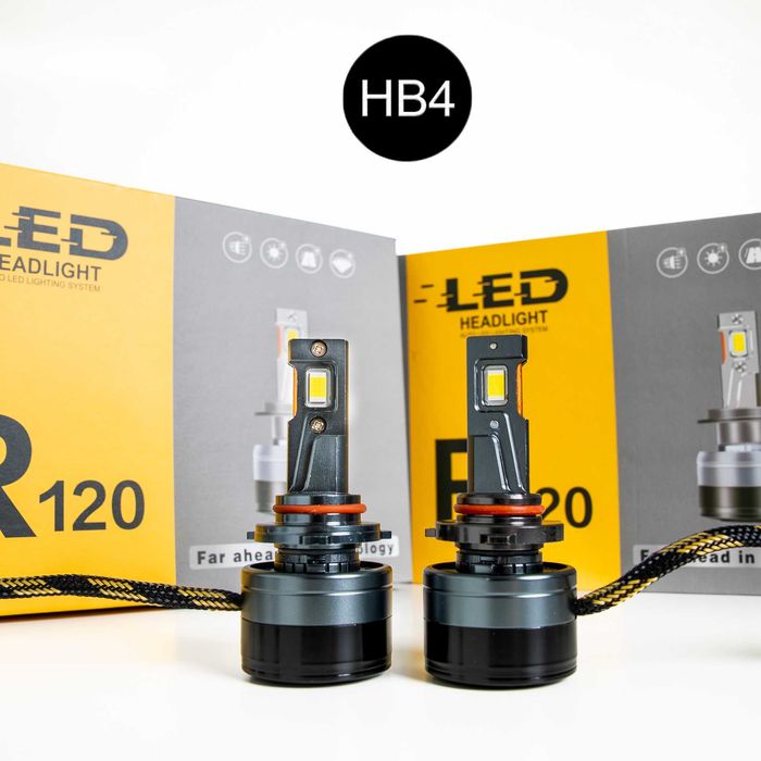 120W Комплект LED Крушки H1 H4 H7 H8 H9 H11 HB3 HB4