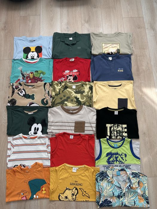 Lot tricouri baieti marimea 122