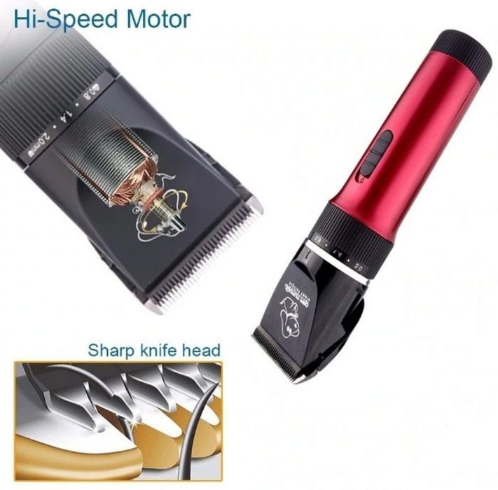 Машинка за подстригване на кучета BaoRun p-6 с керамично-титаниев нож