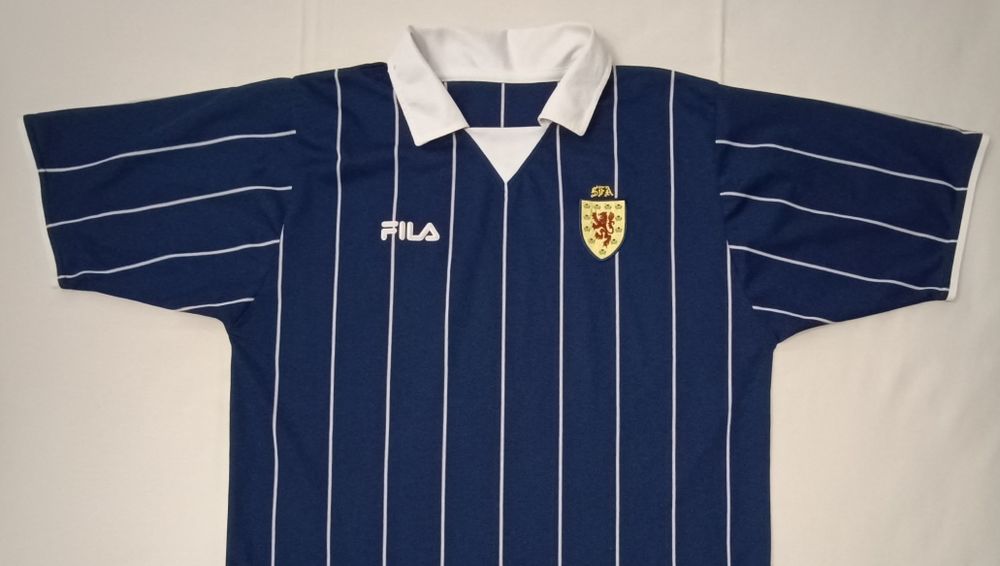 Fila Scotland 2002/03 Home Jersey оригинална тениска L Фила Шотландия фланелка