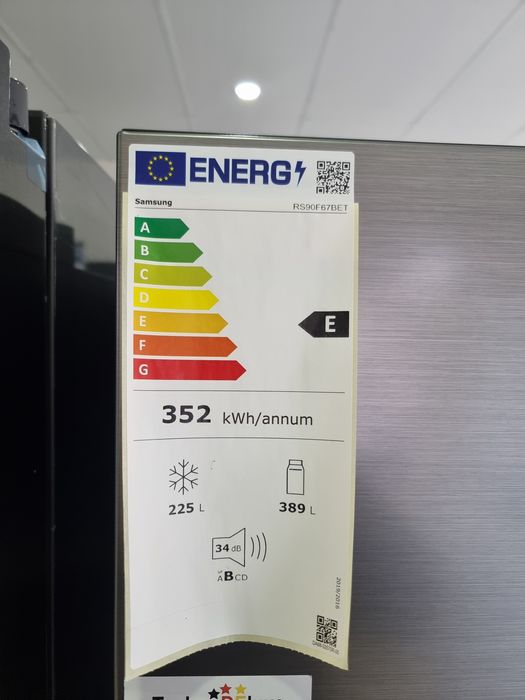 Samsung RS90F67BET Side by Side – Family Hub, 614L, No Frost