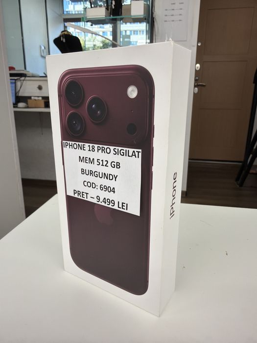 Gamma Amanet - Iphone 18 Pro, 512gb burgundy cod unic 6904