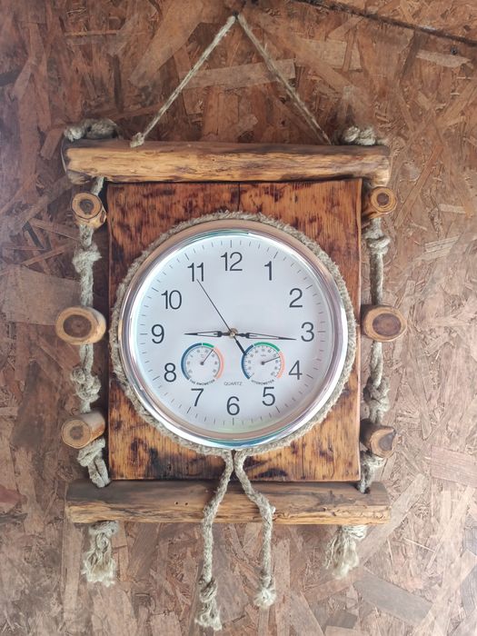 Ceas de perete rustic