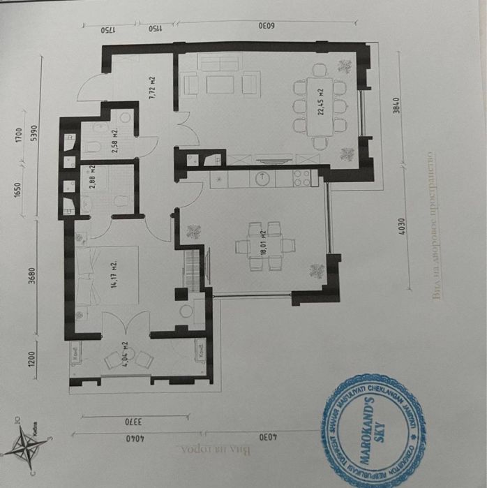 3 ком БИЙ ЖК Brooklyn