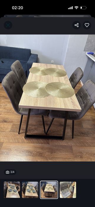 Стулья лофт  и стол