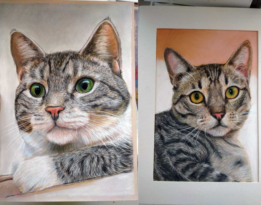 Пастель сухая (карандаши, мелки)