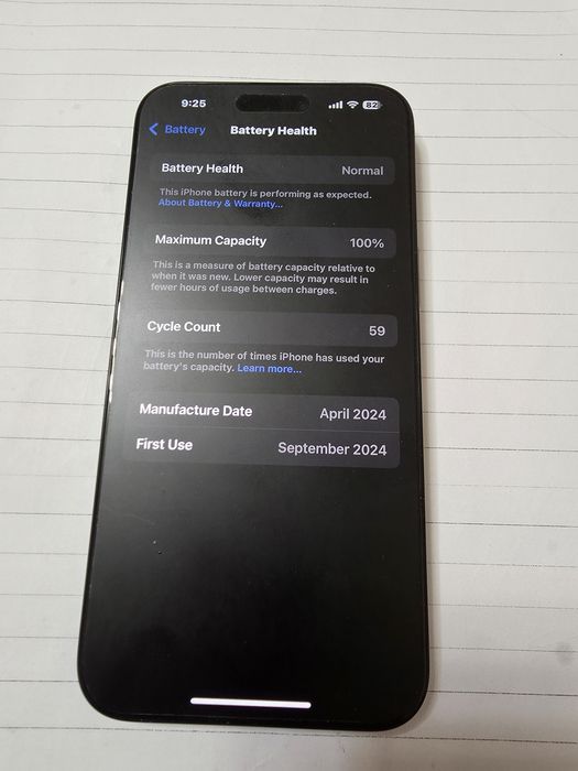 iPhone 15 Pro Max 256GB - HOB