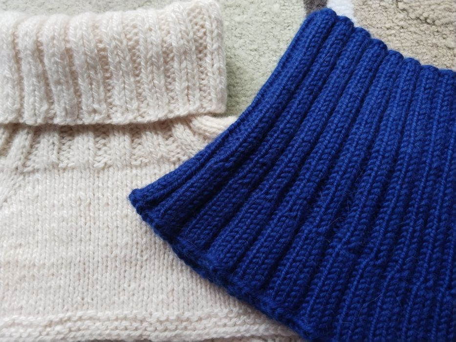 Вязаные воротники-манишки