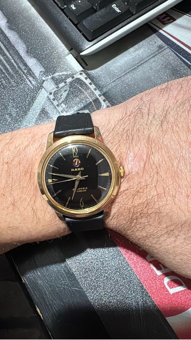 Rado Incabloc 25 jewels automatic, placat cu aur