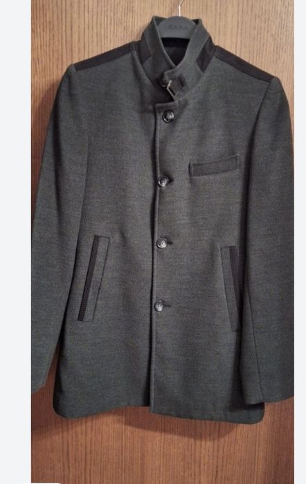 Ново мъжко вълнено палто Lazarini