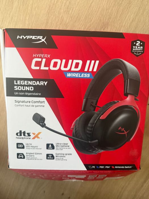 Casti gaming HyperX cloud III wireless
