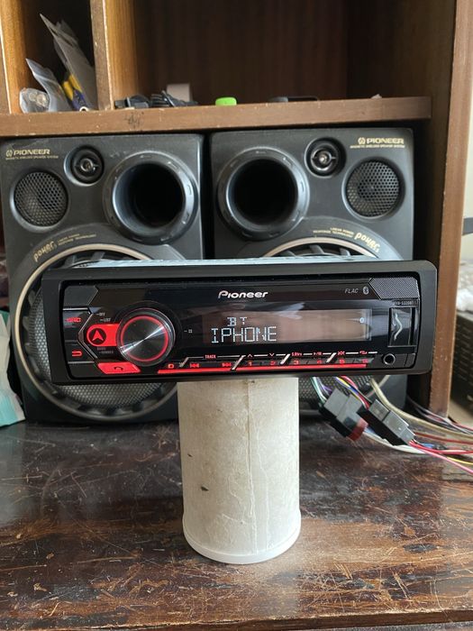 Pioneer mvh-s320bt -НОВ МОДЕЛ - BLUETOOTH, USB, Aux - авто радио cd сд