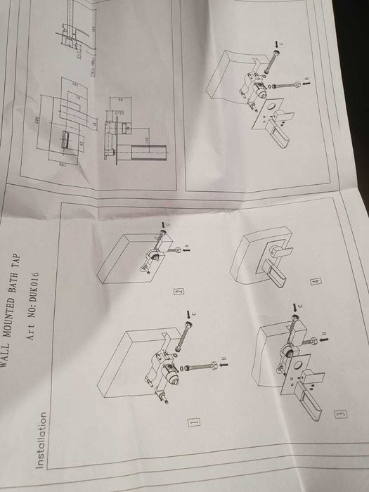 Baterie chiuveta baie 2buc