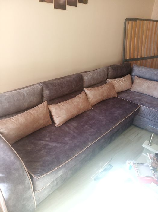 Нов ъглов диван с функция сън