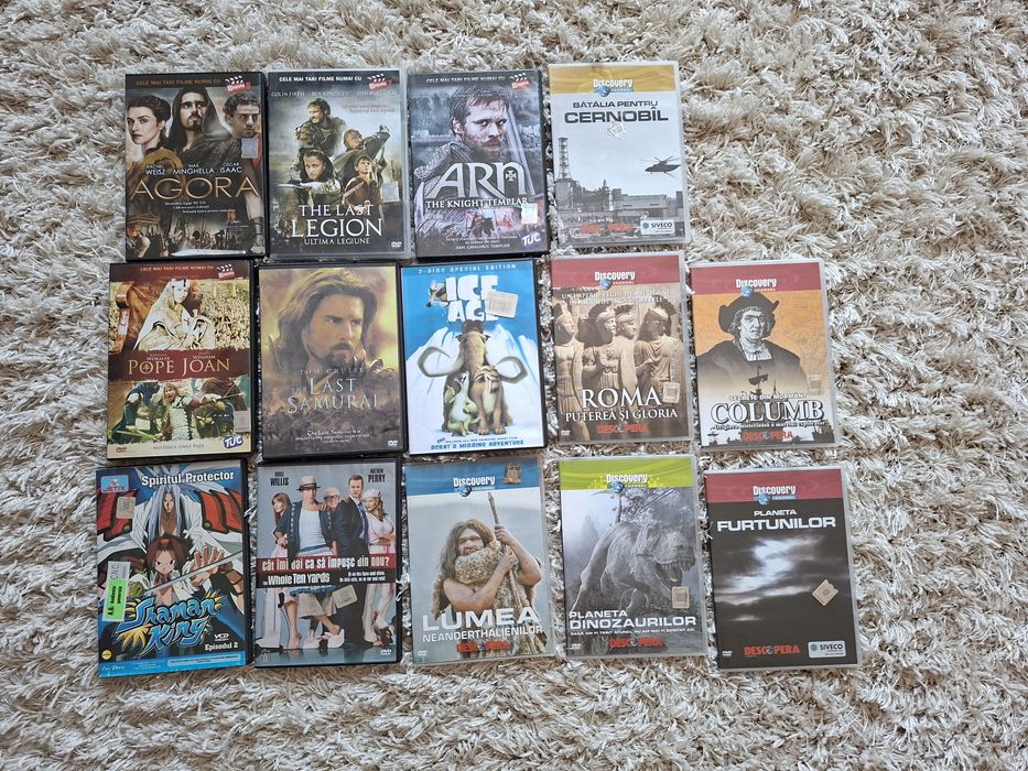 Lot 14 DVD-uri Filme Celebre & Documentare Discovery (Colecție)