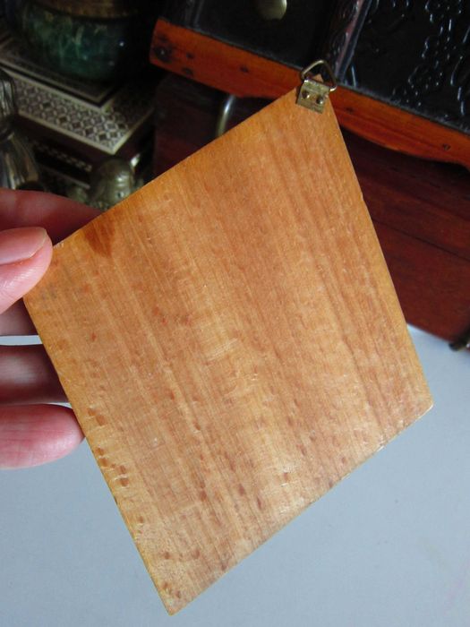 cadou deosebit rar Madonna Maria Franta 1970 handmade