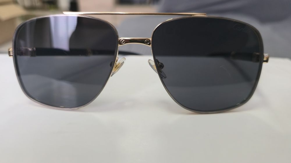 Set Ochelari de soare Cartier rama aurie