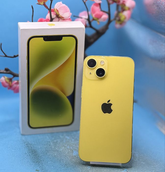 Apple iPhone 14, 256GB, 6GB RAM, 5G, Yellow