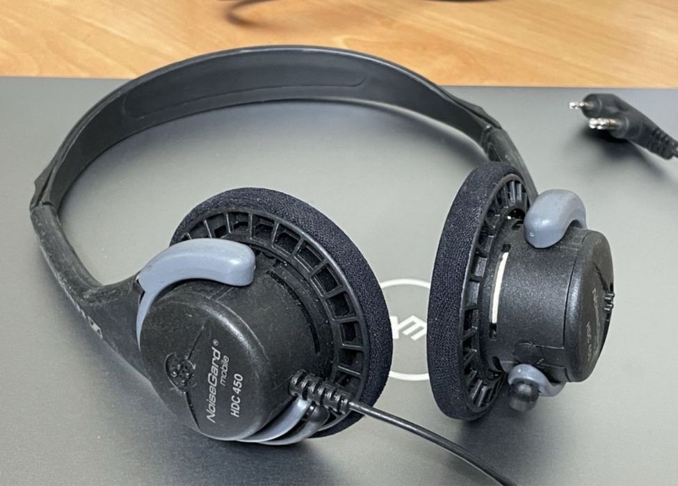 Sennheiser mobile HDC 450 noisegard casti aviatie gen bose