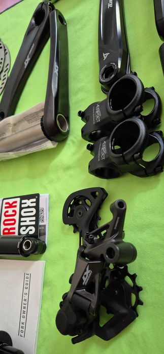 Чисто нови Fox, RockShox Sram, Race Face, SDG, RENTHAL, Magura