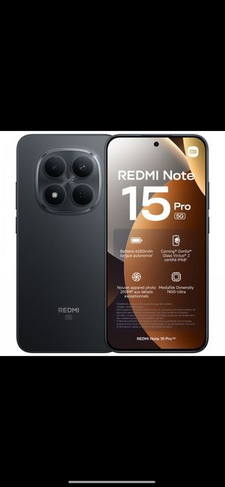 REDMI Note 15 Pro 5G 12/512 черный