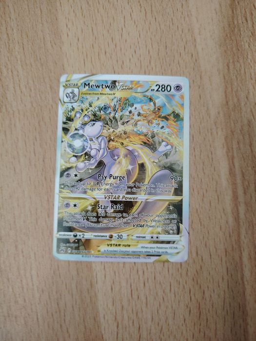 Card pokemon mewtwo VSTAR