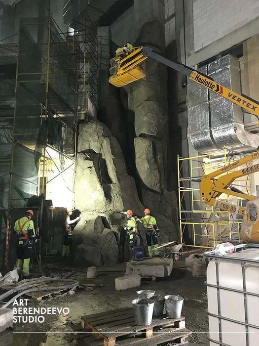 Камень скала искусственный скала водопад рельеф