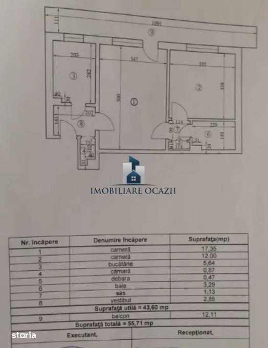 Apartament 2 camere Semidecomandat Secuilor