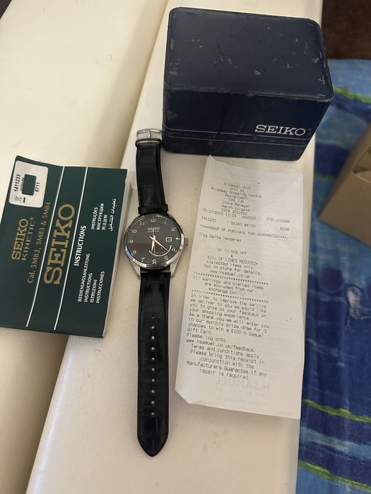 Здравийте продавам сейко кинетик автоматичен