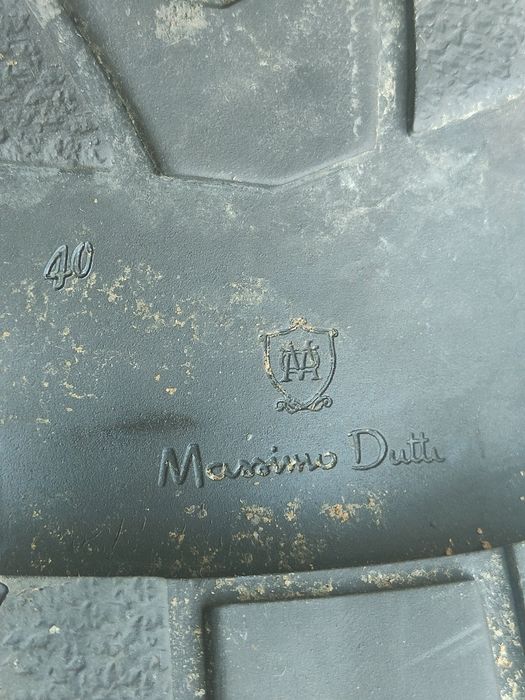 Ghete piele Massimo Dutti originale