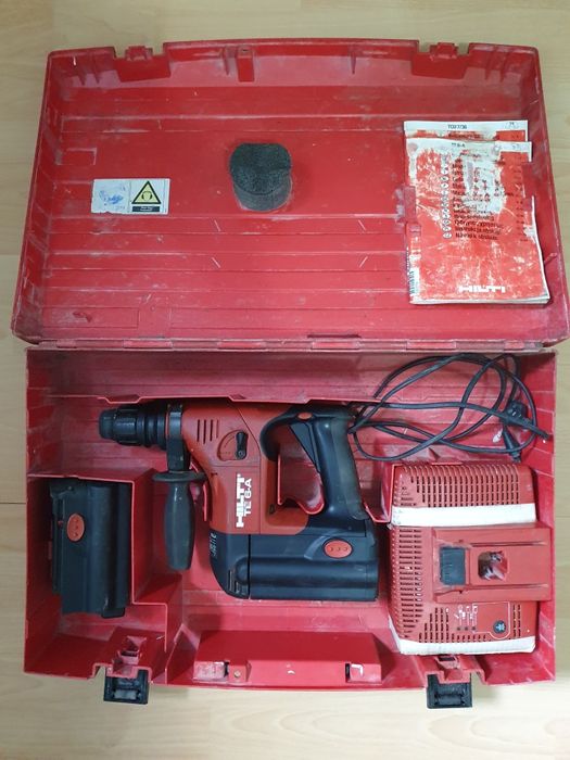 Bormasină / Ciocan rotopercutor cu acumulator Hilti TE 6-A (36V), set complet