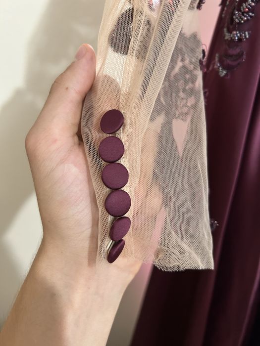 Rochie Lungă elegantă Grena Vișiniu !! Preț Negociabil !!