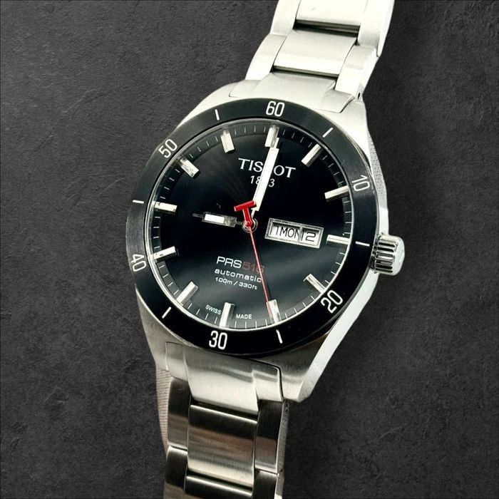 Tissot PRS 516 Automatic 42 mm  мъжки швейцарски часовник  фул комлект