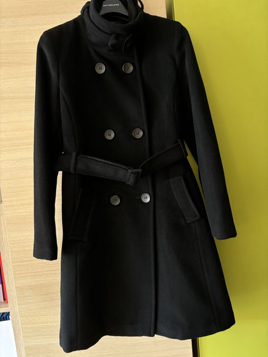 Луксозно вълнено дамско палто