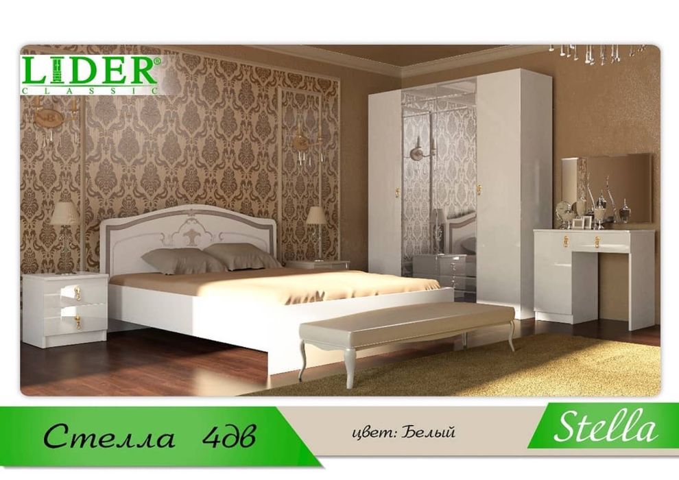 Спальный гарнитур с ортопед матрасом!!!