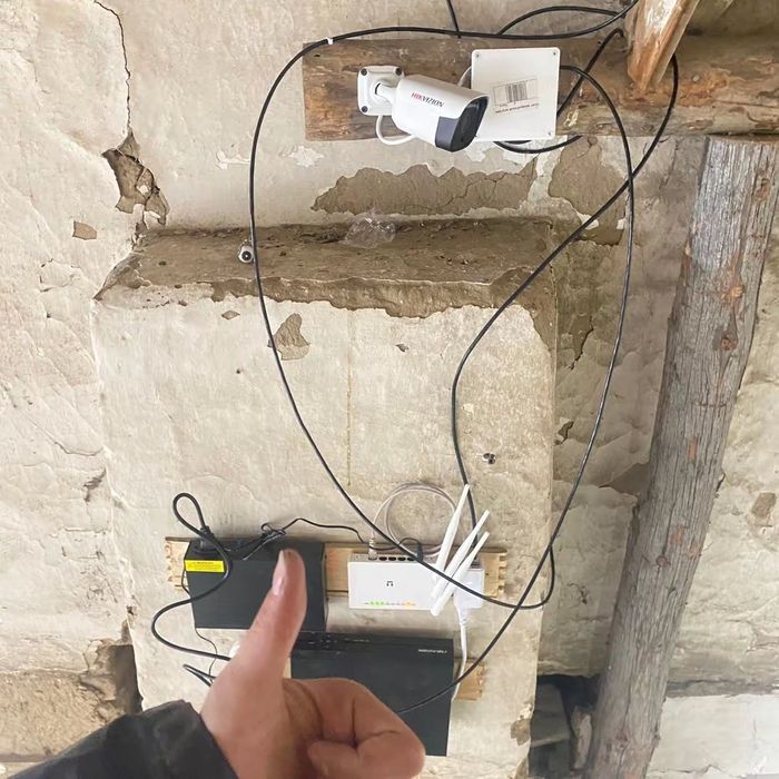 Установка камеры видеонаблюдения