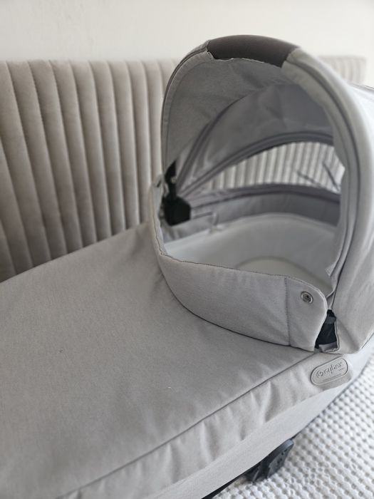 Cybex кош за новородено S lux lava grey за Balios S lux. В гаранция.