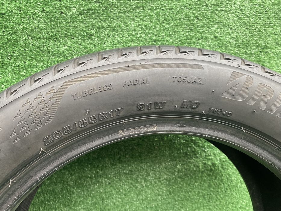Set 2 anvelope vară Bridgestone Turanza T005 205 55 17 MODot3622 3,8mm