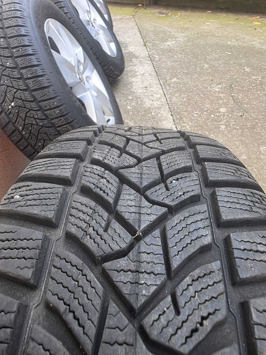 Set de 4 roti Originale Skoda R16, cu cauciucuri de iarna M=+S  215/60R16, Kodiaq, Karoq, Superb, Octavia, Volkswagen, audi, seat