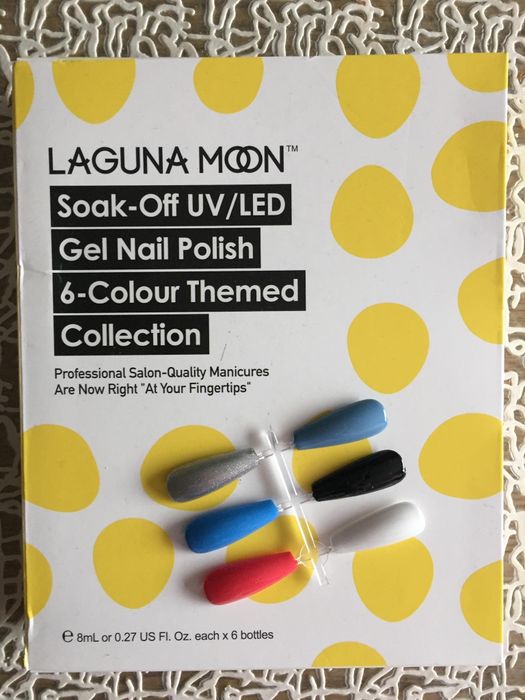 Комплект за маникюр 6 броя гел лакове -8 мл ( 5  различни комбинации )