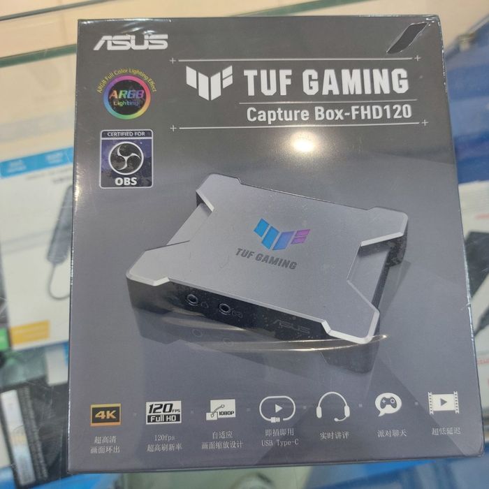 Карта захвата видео asus tuf gaming fhd120 /Видеозахвата