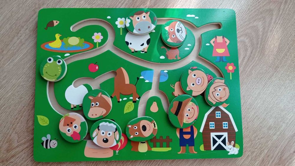 Дървена играчка "Моята ферма"