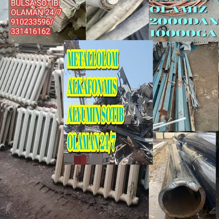 Metallolom pererabotka qayta ishlash zavodi 7000