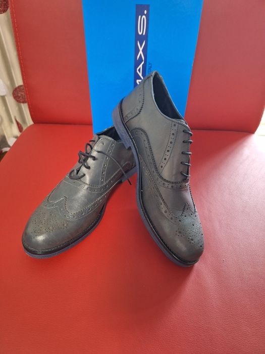 Noi,Piele naturala, pantofi Oxford  nr 45!