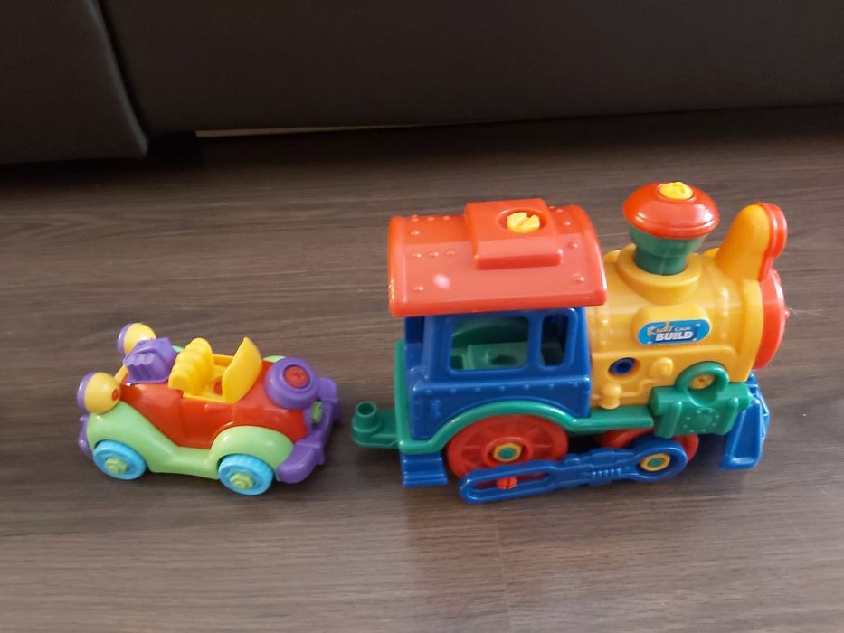Set de construcție mașină/tren cu scule