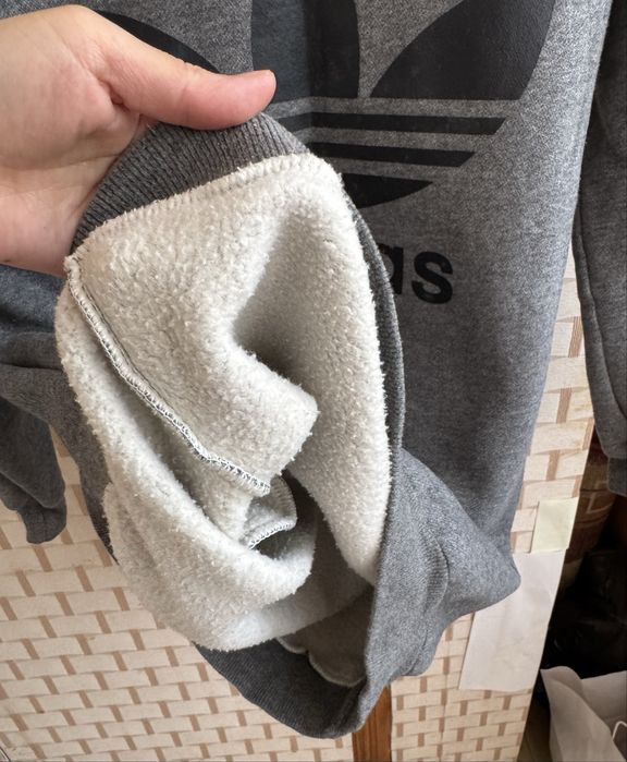 Свитшот длинный теплый (с начесом), разм. S