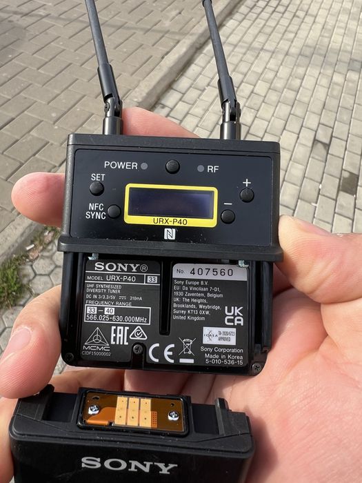 Kit Lavaliera/microfon Sony UTX-B40 URX-P40 interviuri/podcast/etc