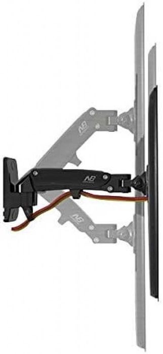 Гъвкава стойка за стена с едно удължение за монитори и телевизори