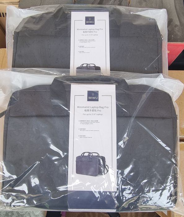 Сумка для ноутбука WIWU Minimalist, 15.6, серая и черная